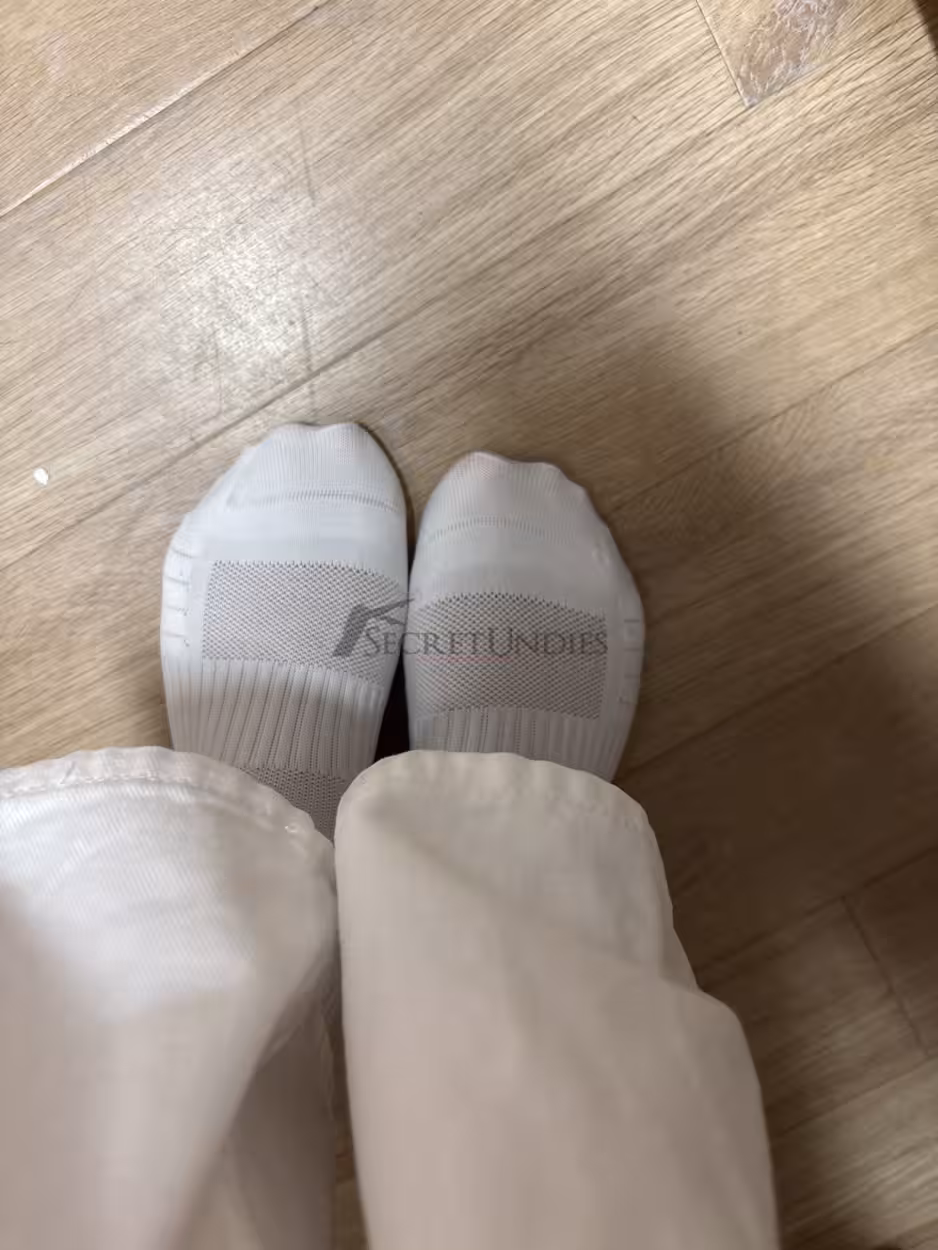 Weiße Sportsocken