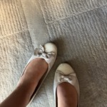 Schuhe Ballerina getragen
