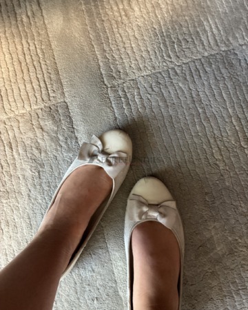 Schuhe Ballerina getragen
