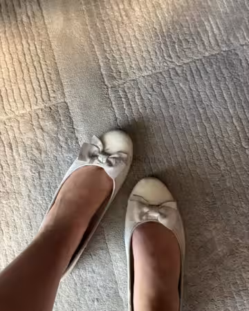 Schuhe Ballerina getragen