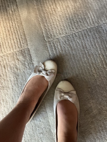 Schuhe Ballerina getragen