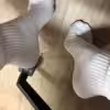 Weiße Sportsocken