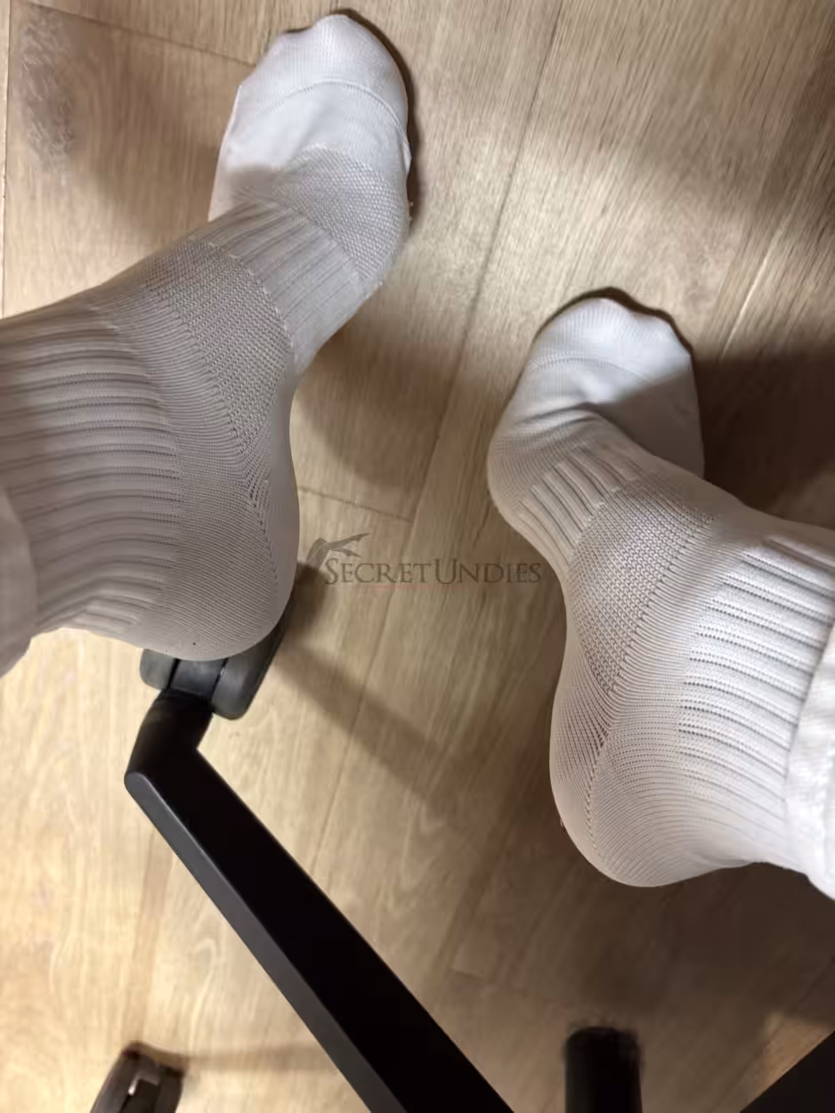 Weiße Sportsocken – Bild 3