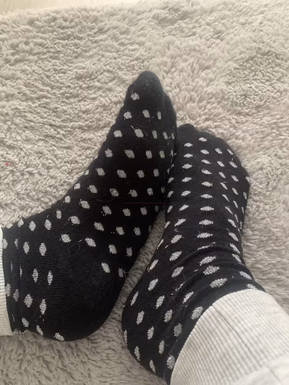 Getragene Alltags Socken – Bild 2