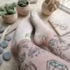 Beige Socken - 2 Tage getragen