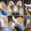 Getragene Socken