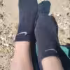 Eines meiner Lieblingssneakersocken - Schwarze Nike Sneakersocken