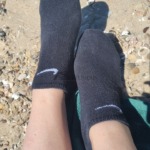 Eines meiner Lieblingssneakersocken - Schwarze Nike Sneakersocken