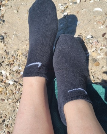 Eines meiner Lieblingssneakersocken - Schwarze Nike Chaussettes sneaker