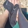 Eines meiner Lieblingssneakersocken - Schwarze Nike Sneakersocken