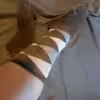 Getragene Reitsocken