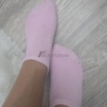 Lila Socken 2 Tage getragen