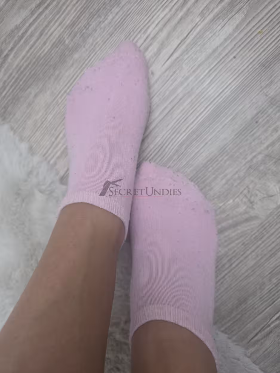 Lila Socken 2 Tage getragen