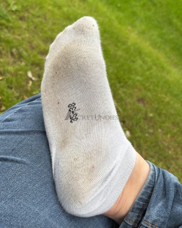 Weißes Sneaker Socken… individuelle Tragezeit