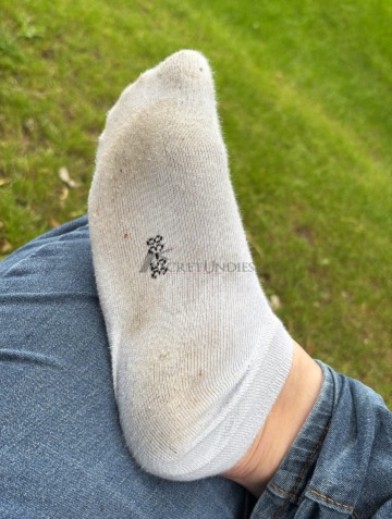 Weißes Sneaker Socken… individuelle Tragezeit