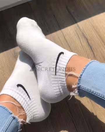 Getragene Socken