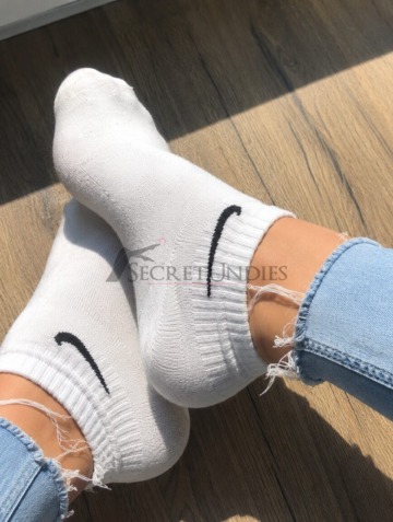 Getragene Socken
