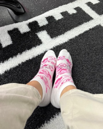 Micky Maus Chaussettes im Gym getragen 🩷🤍