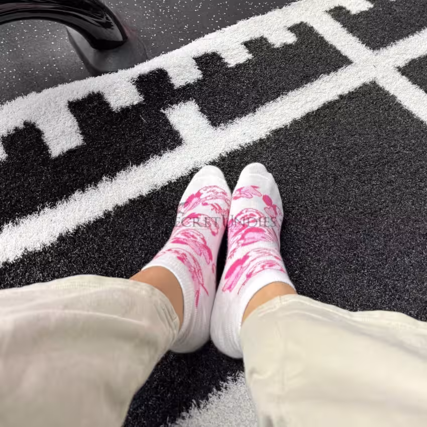 Micky Maus Socken im Gym getragen 🩷🤍