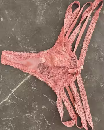 Kategorie getragene Jeans & Hosen kaufen 17 Sexy rosa Tanga