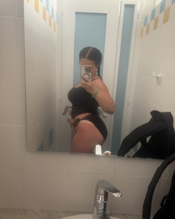bikini- string in schwarz