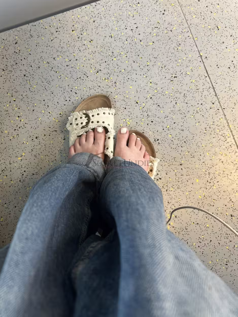 Getragen Socken – Bild 2
