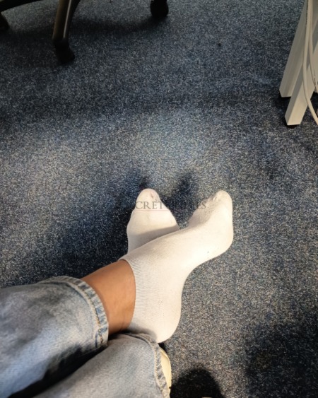 White Classics - Sneaker Socken 48h getragen