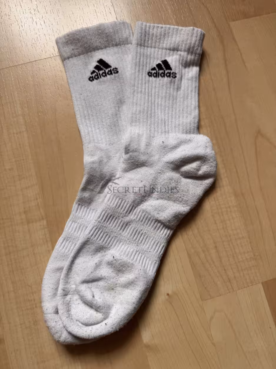 White Sportsocken, Adidas gr40