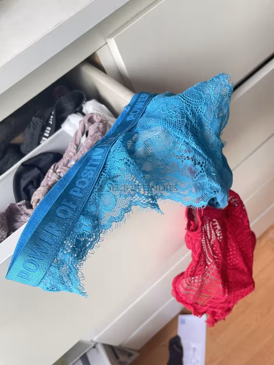 blauer Spitzen Tanga/ String 💙 – Bild 3