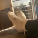 Kuschelsocken Weiss