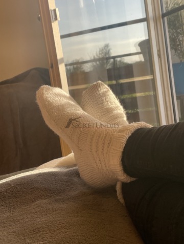 Kuschelsocken Weiss