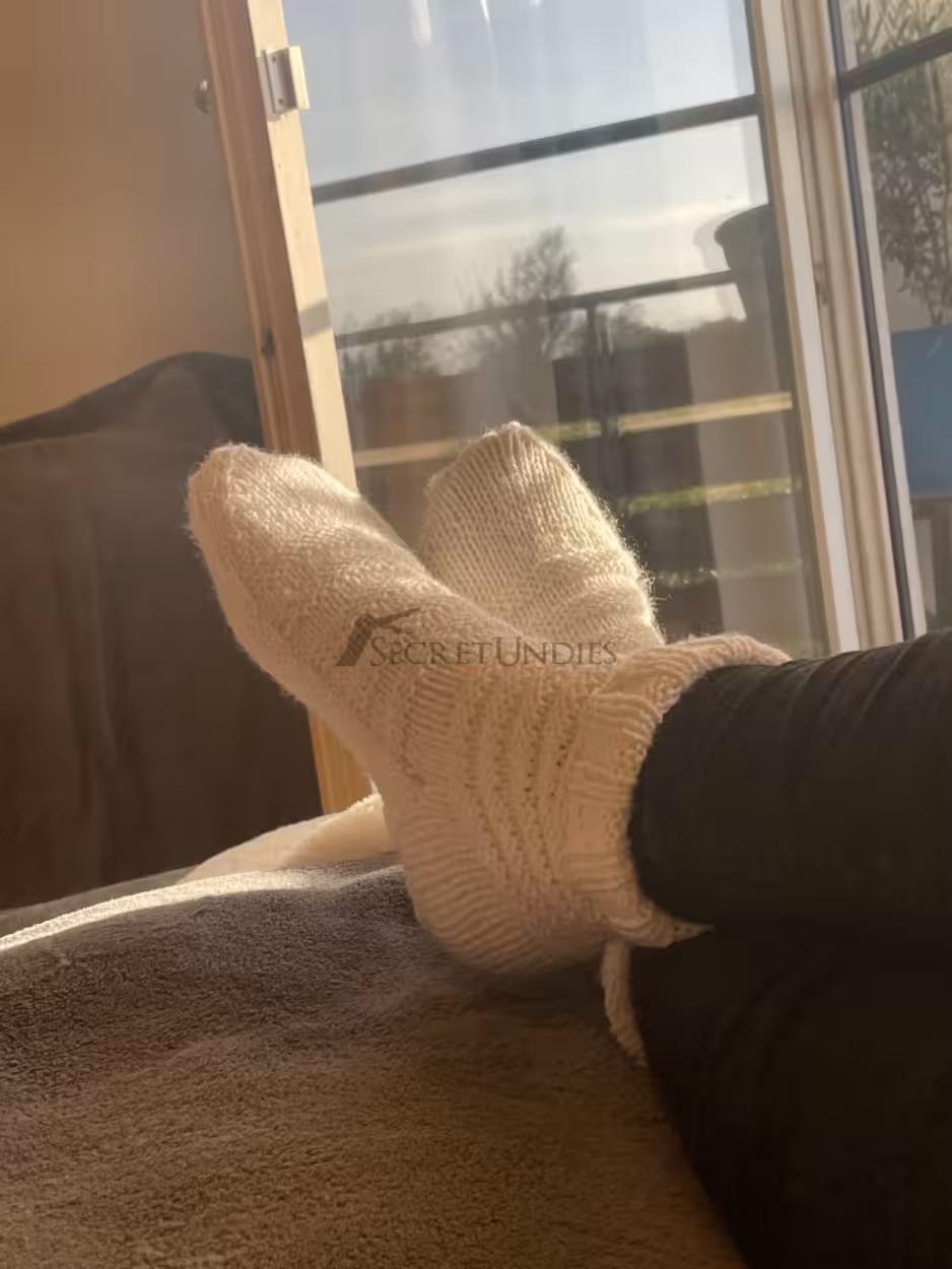 Kuschelsocken Weiss