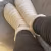 Kuschelsocken Weiss