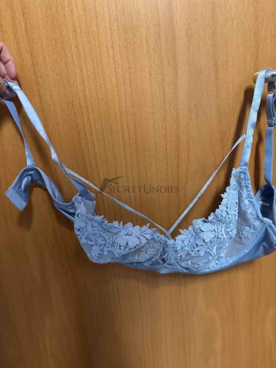 Blaues Spitzen Set- 2Tage getragen – Bild 3