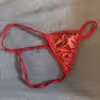 Roter String- 2Tage getragen