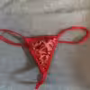 Roter String- 2Tage getragen