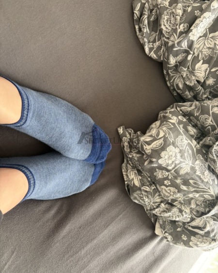 Blue Comfort – Klassische blaue Sneaker-Socken💙