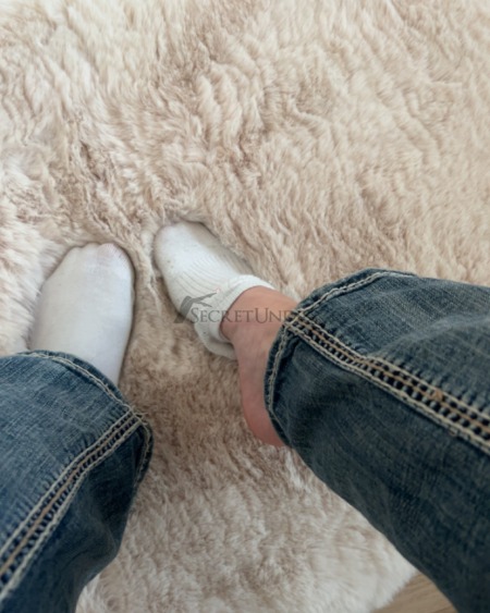 Dirty Cloud Steps – Weiße Alltagssocken (48 Stunden getragen) 🤍