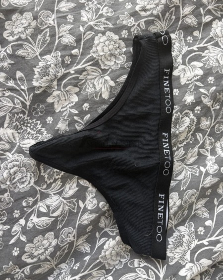 Midnight Rib – Schwarzer Basic-String🖤