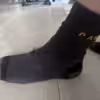 Getragene Männersocken