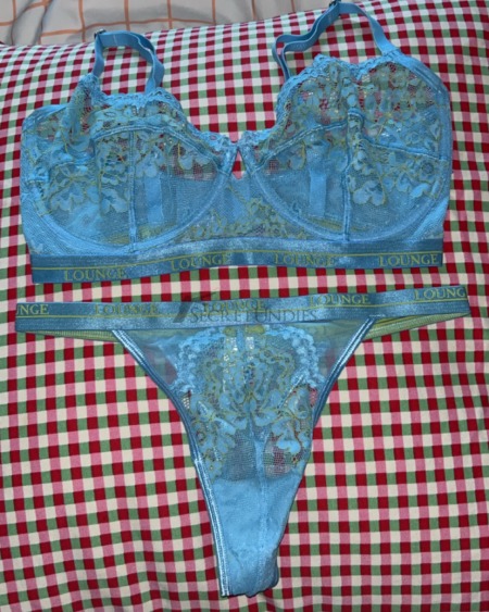 💙 Blue Lace Dream Set ( Tanga inklusive bh ) 💙