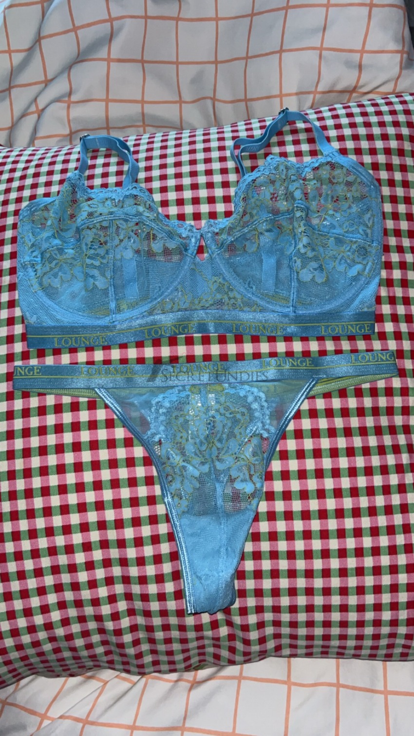 💙 Blue Lace Dream Set ( Tanga inklusive bh ) 💙