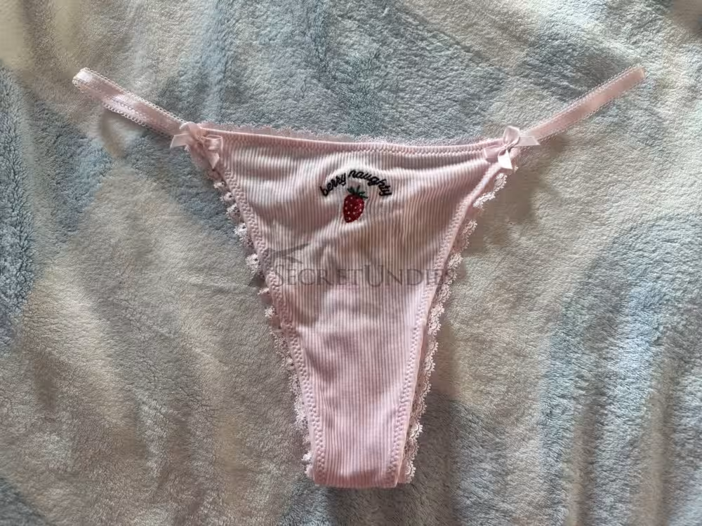 Rosa Slip mit Erdbeere 🍓 – Bild 2