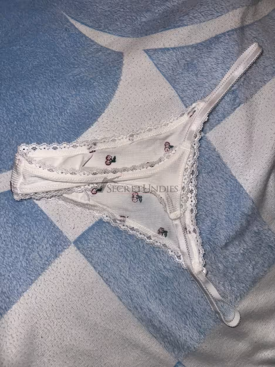 🍒 Weißer Slip mit Kirschen 🍒 – Bild 3