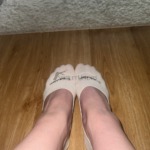2 Tage getragene weiß halb-Socken-Calvin Klein