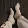 Getragene Socken