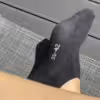 🖤 Schwarze Sneakersocken | 12 Stunden getragen | Gr. 39