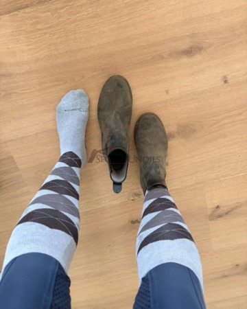 🔥 Getragene Reitsocken & heiße Füße nach Stall und Reiten 🔥 - Größe 40