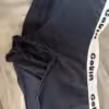 Dunkelblaue Pantie- ganztags getragen