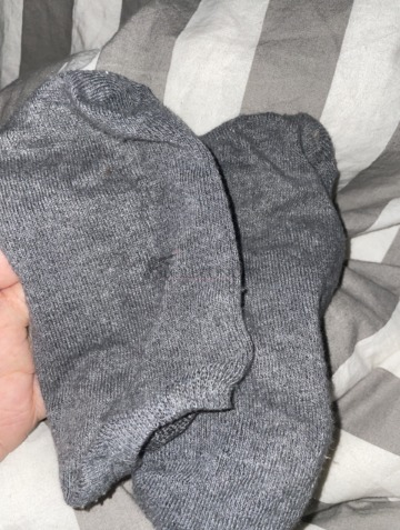 getragene socken